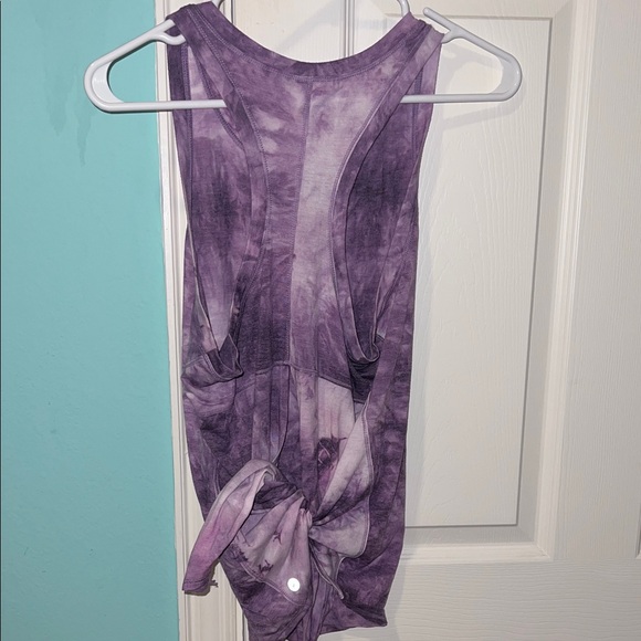 90 Degree By Reflex Purple Tie-Dye Tank Top - Picture 3 of 4